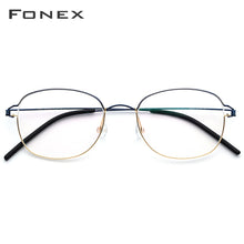 Titanium Glasses Frame Men Prescription Eyeglasses Korean Women New Brand Designer Myopia Optical Frames Screwless Eyewear